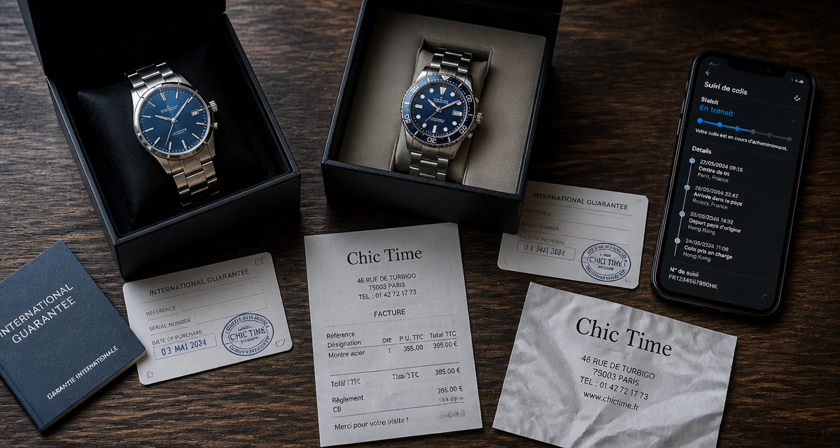 avis sur chic time montres reçues et garantie