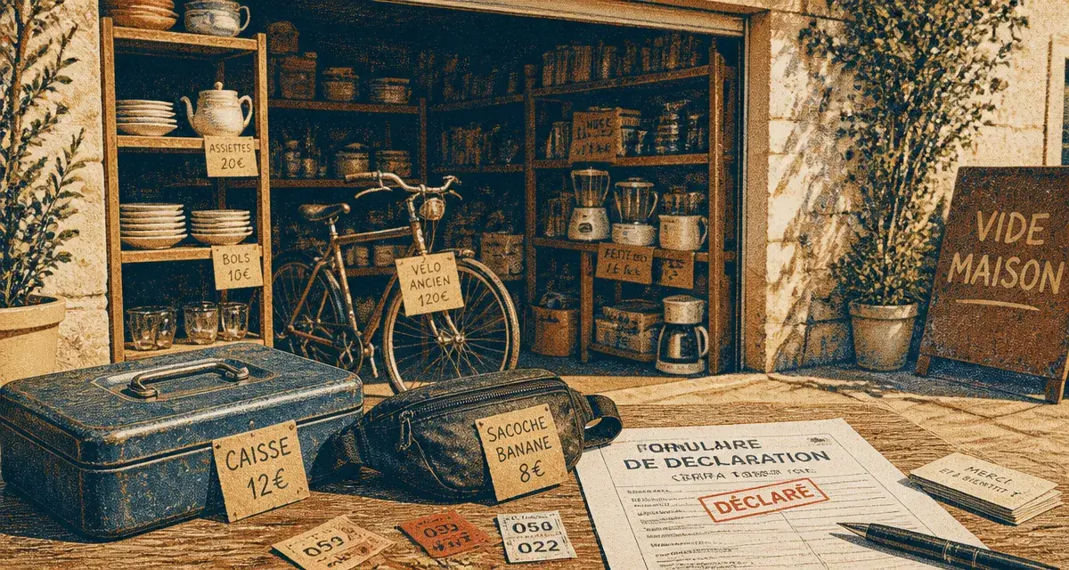 Comment organiser un vide maison : formulaire Cerfa 13939 et lots étiquetés