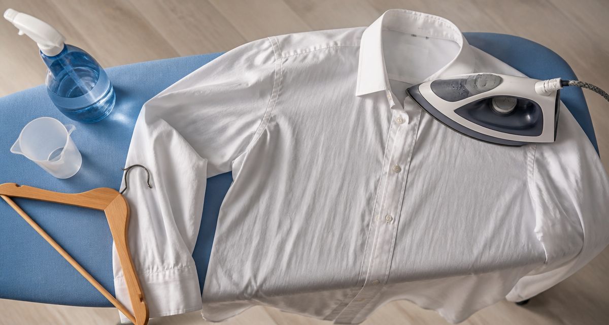 comment repasser une chemise sur planche à repasser