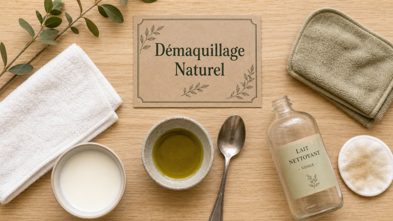 Comment se démaquiller sans démaquillant : huile d’olive et coton réutilisable