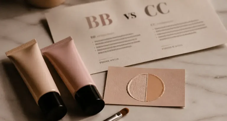 Différence bb et cc crème : BB vs CC pour peau
