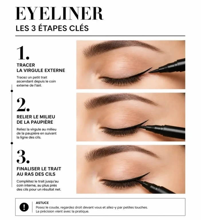 Étapes pour apprendre comment mettre de l'eye liner facilement