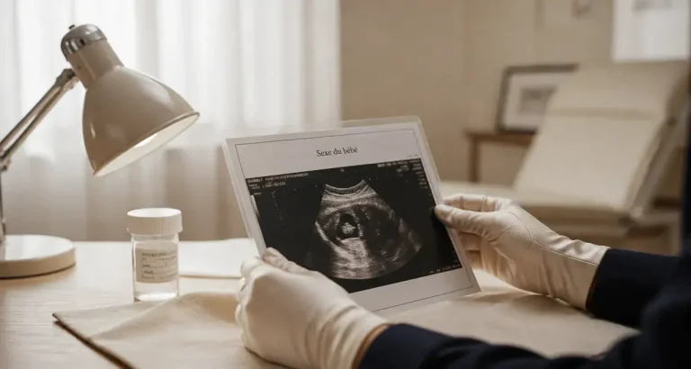 Photo échographie : sexe bebe à 12 semaines