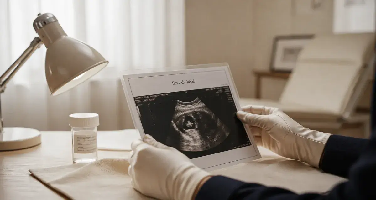 Photo échographie : sexe bebe à 12 semaines