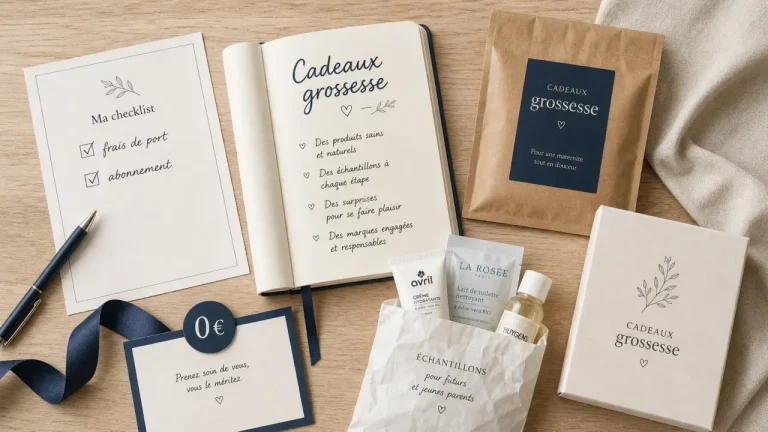Cadeau gratuit grossesse : coffrets et kits d’essai gratuits