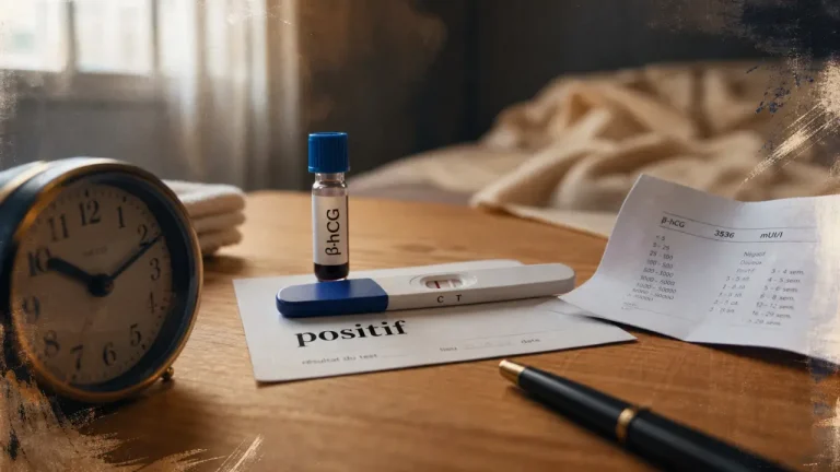 Grossesse chimique : test positif et bêta-hCG qui baisse