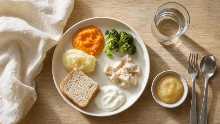 repas bébé 2 ans : assiette protéines adaptées