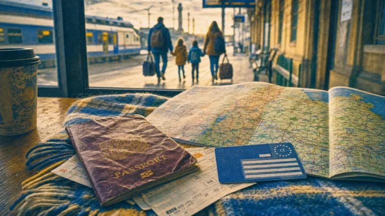 Voyage en Europe en famille : passeport, billets et CEAM, gare européenne