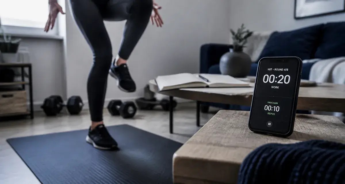 Comment faire du sport quand on a pas le temps : 20 minutes HIIT et chronomètre
