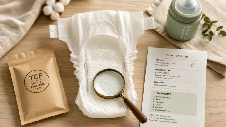 Couche naturelle pour bébé : douceur peau, anti-fuites, TCF
