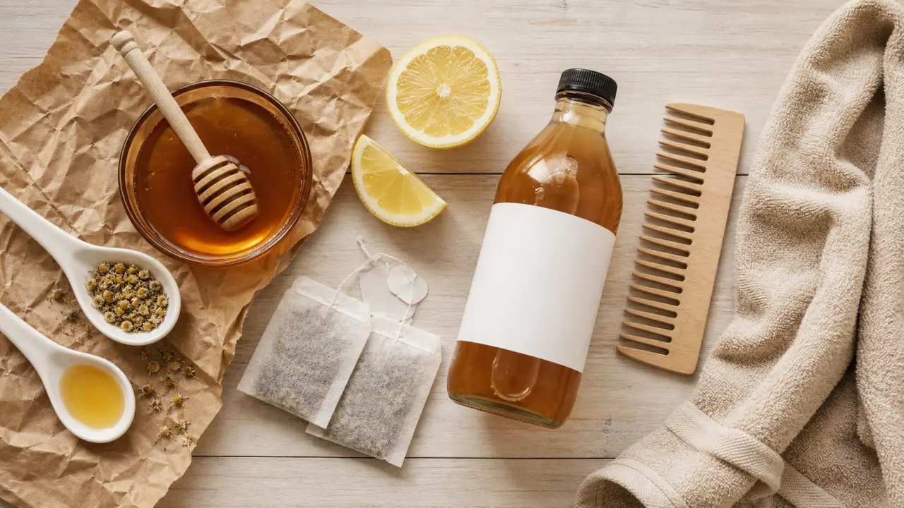 Éclaircir ses cheveux naturellement avec miel, camomille et citron