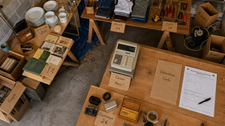Organiser vide maison : déclaration Cerfa et prix visibles