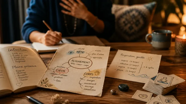 Psychopedagogie positive : carnet, respiration et cartes pour apprendre tête cœur corps