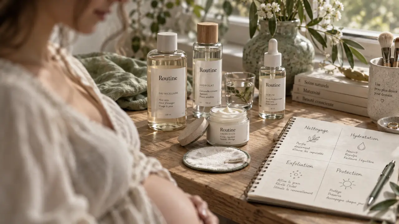 Soin du visage femme enceinte : routine sûre pour peau éclatante