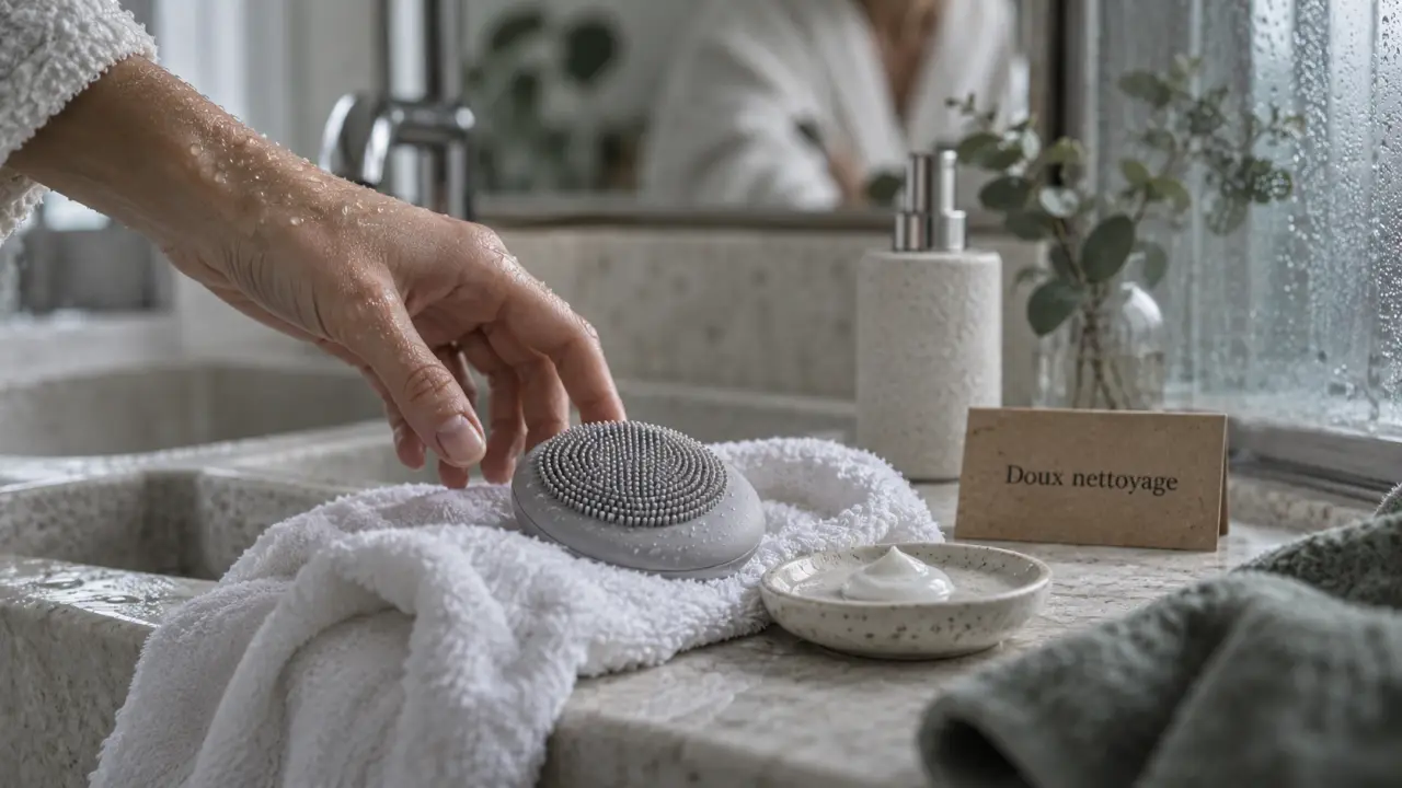 Brosse nettoyante visage avis : irritation peau sensible
